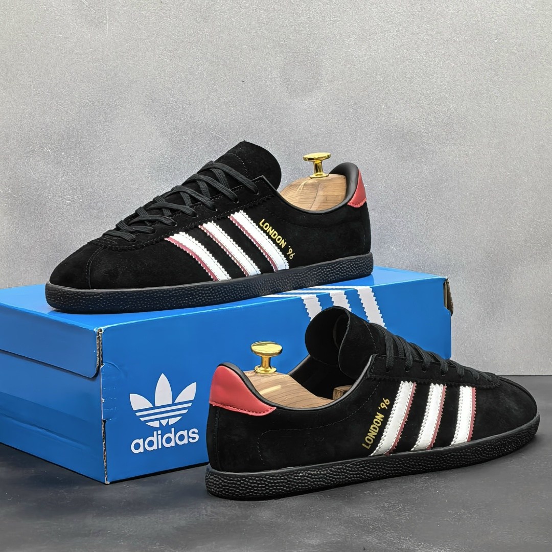кэжуальные кроссовки адидас,кроссовки adidas london 96 black scarlet,кроссовки adidas,,кроссовки adidas london
