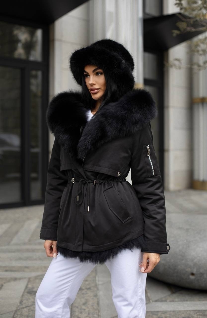 парка зимняя с натуральным мехом schikui_shop_furs,парка с натуральным мехом,парка женская с мехом,парка женская с натуральным мехом,парка с натуральным мехом песца