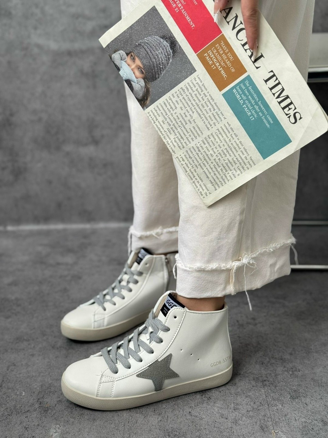 ,кеды стильные,golden goose sneakers,женская ,высокие кеды