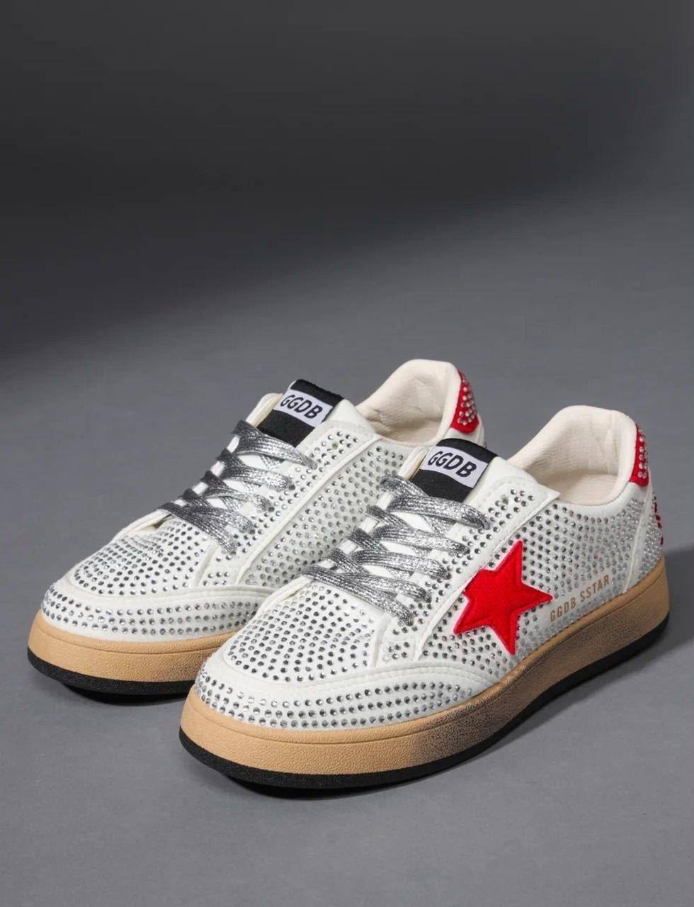 ,кроссовки golden goose,кеды golden goose женские,низкие кеды ball-star glitter golden goose,кеды голден гус
