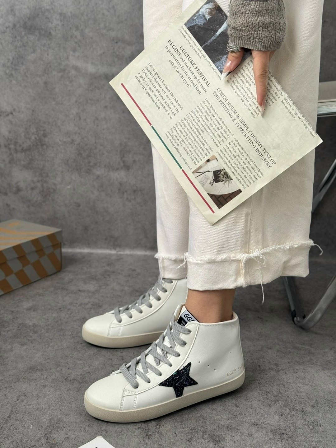 ,спортивный ,женская ,кроссовки golden goose,кеды стильные