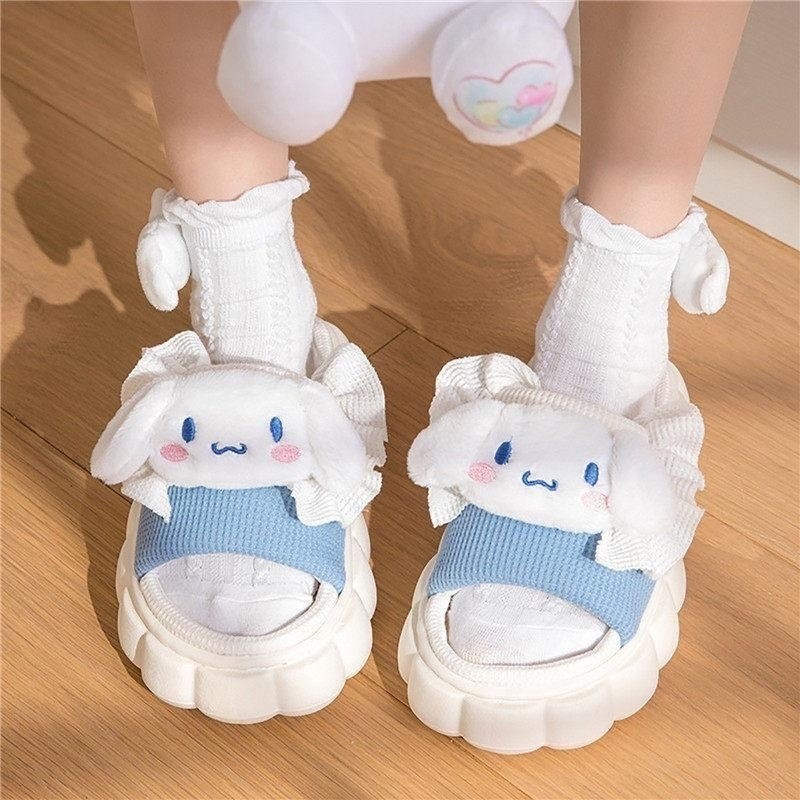 шлёпки милые,милые тапочки,тапочки sanrio,домашние тапочки,женские тапочки