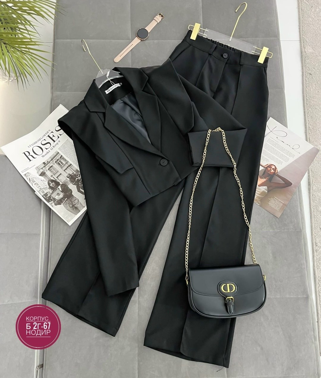 брючный костюм,костюм брючный с укороченным пиджаком juma fashion,женский брючный костюм с укороченным пиджаком и брюками палаццо,костюм женский брючный деловой офисный комплект с пиджаком,брючный кос