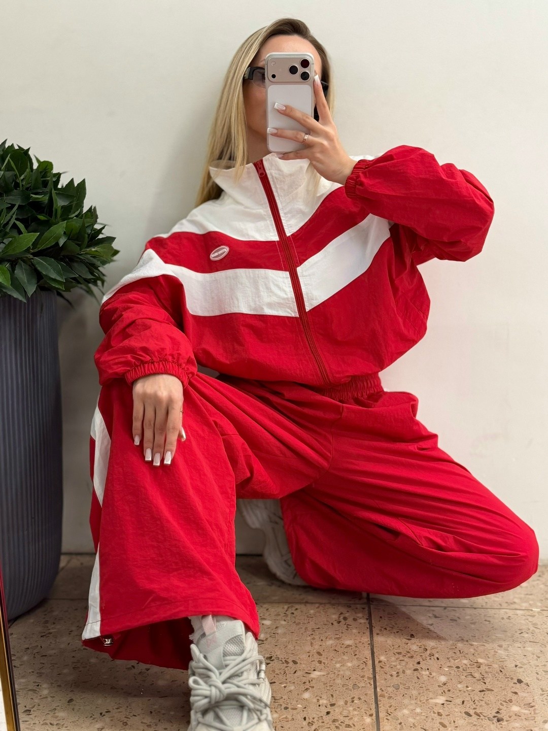 спортивный костюм женский,костюм спортивный,костюм спортивный yaasbae,костюм женский,костюм спортивный bibriskson размер 46 красный