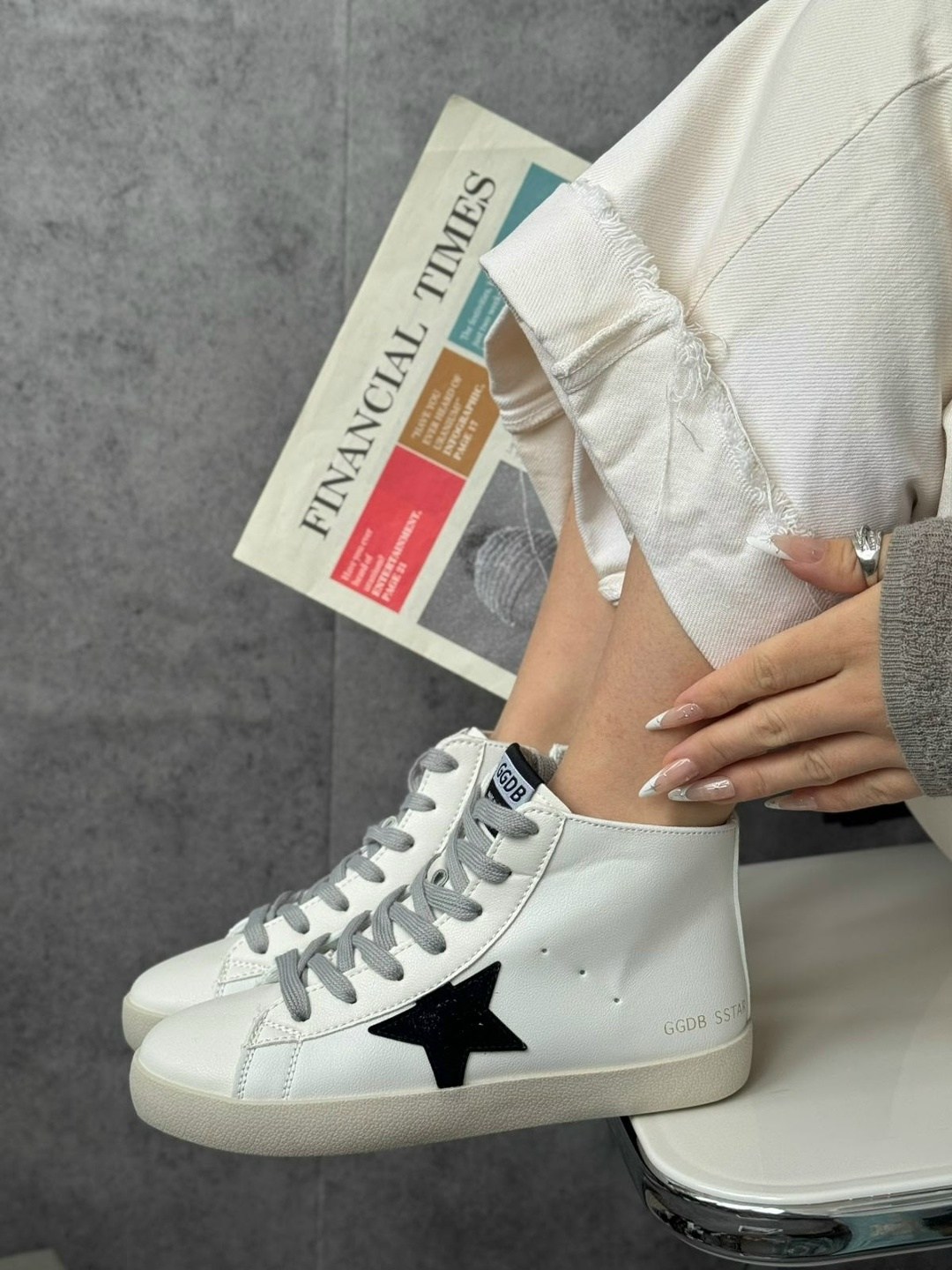 ,кеды стильные, женская,golden goose кожаные кроссовки francy penstar белый,кеды golden goose