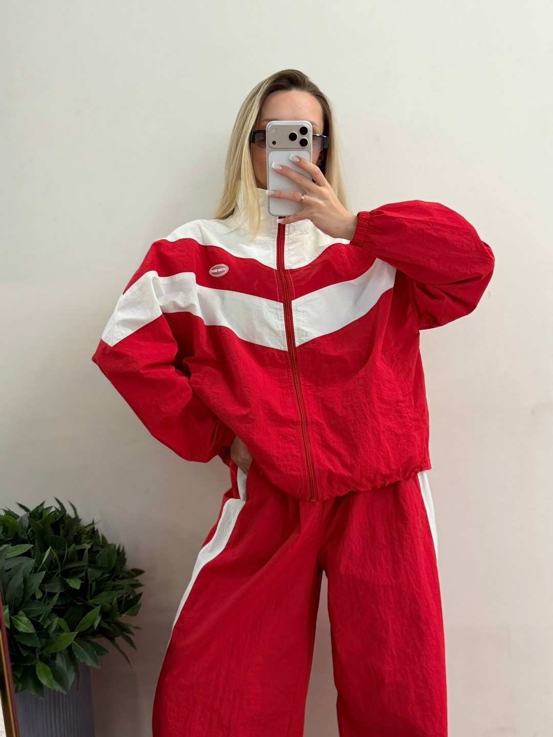 спортивный костюм женский,костюм спортивный,костюм спортивный yaasbae,костюм женский,костюм спортивный bibriskson размер 46 красный