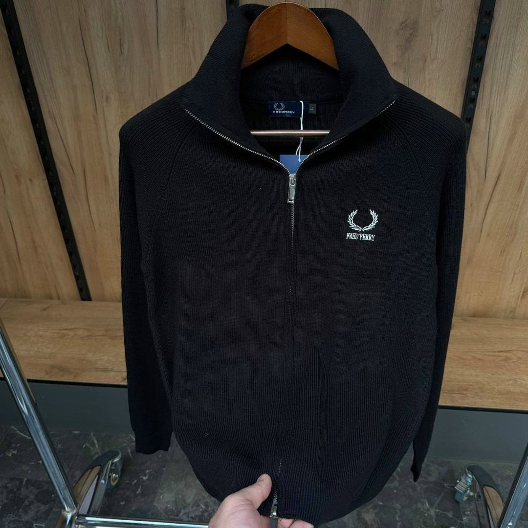 кофта мужская,мужской свитер,кофта fred perry,мужские кардиганы,свитшот полузамок fred perry на флисе
