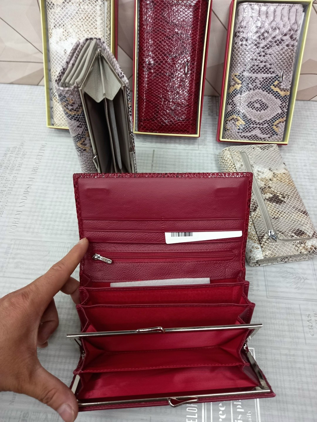 кошелек женский,кошелек женский из натуральной кожа,женский кошелек из кожи питона,кошелек женский натуральная кожа кошелек,аксессуары кошельки