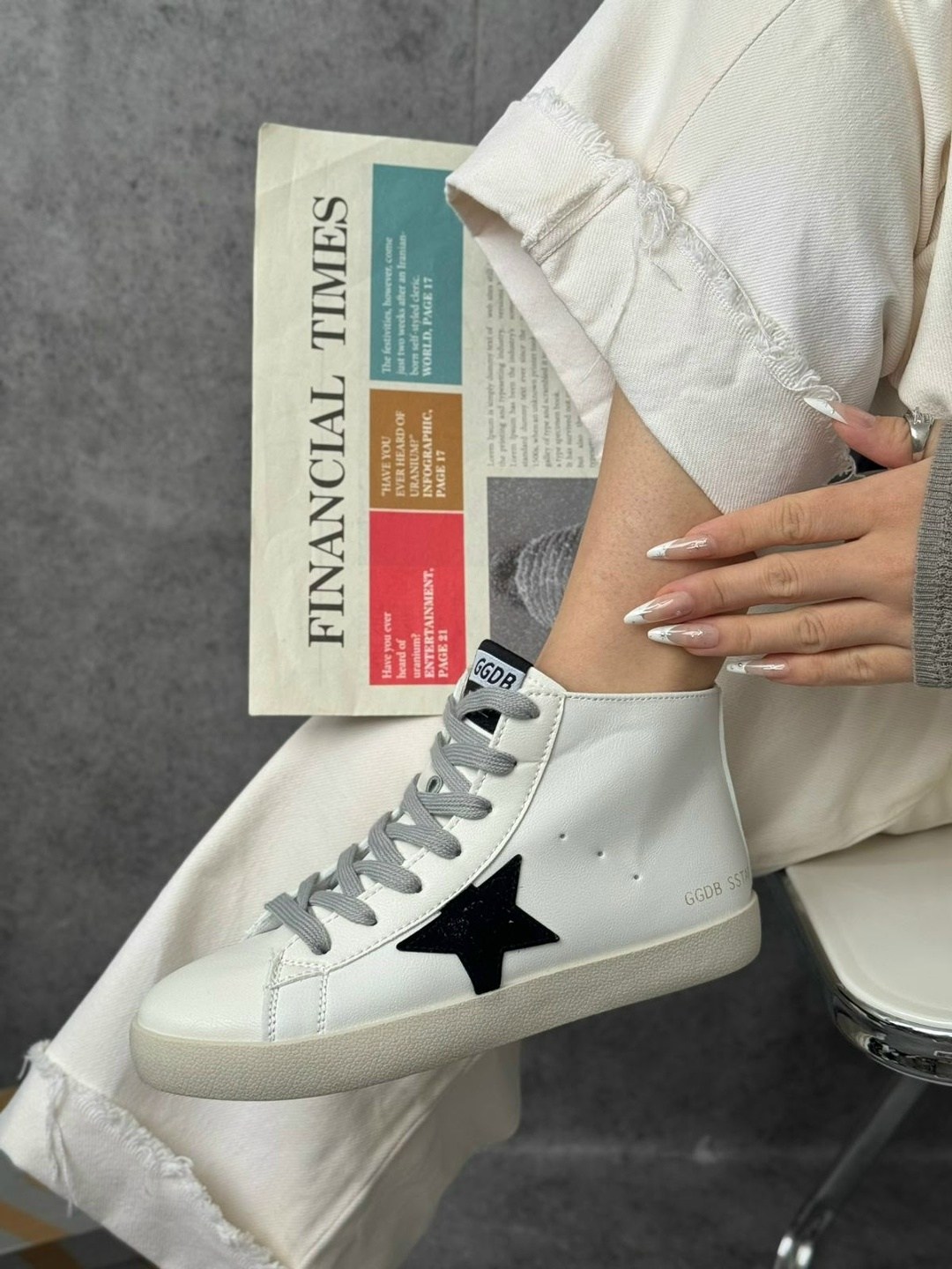 ,кеды стильные, женская,golden goose кожаные кроссовки francy penstar белый,кеды golden goose