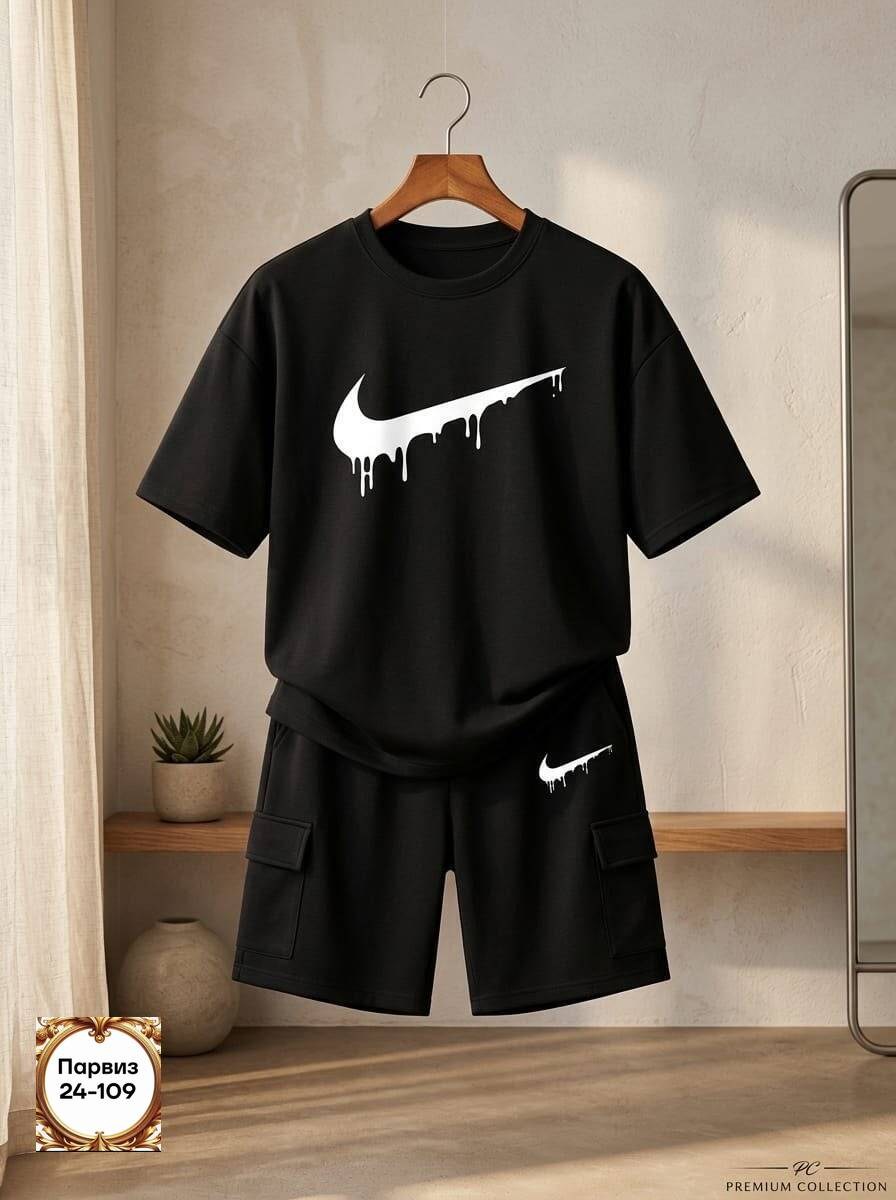 спортивный костюм с футболкой и шортами,спортивный костюм nike мужской,костюм спортивный мужской,костюм шорты с футболкой летний спортивный,футболка и шорты костюм