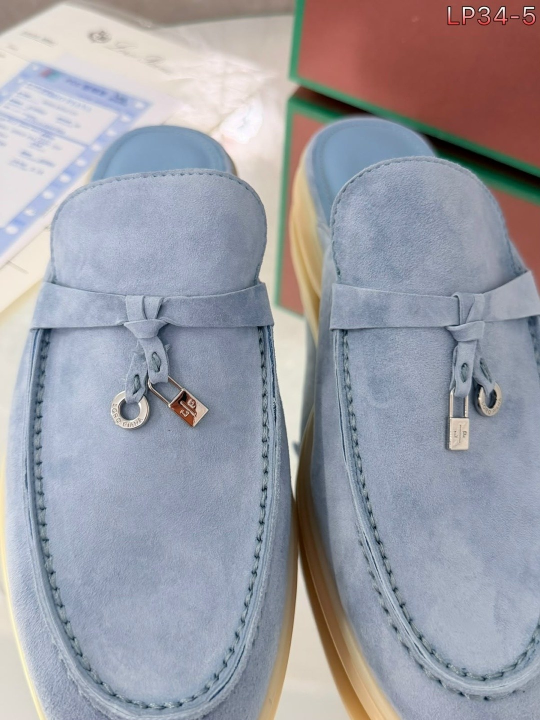 ,мюли loro piana,лоро пиано лоферы голубые,мюли мужские,loro piana лоферы