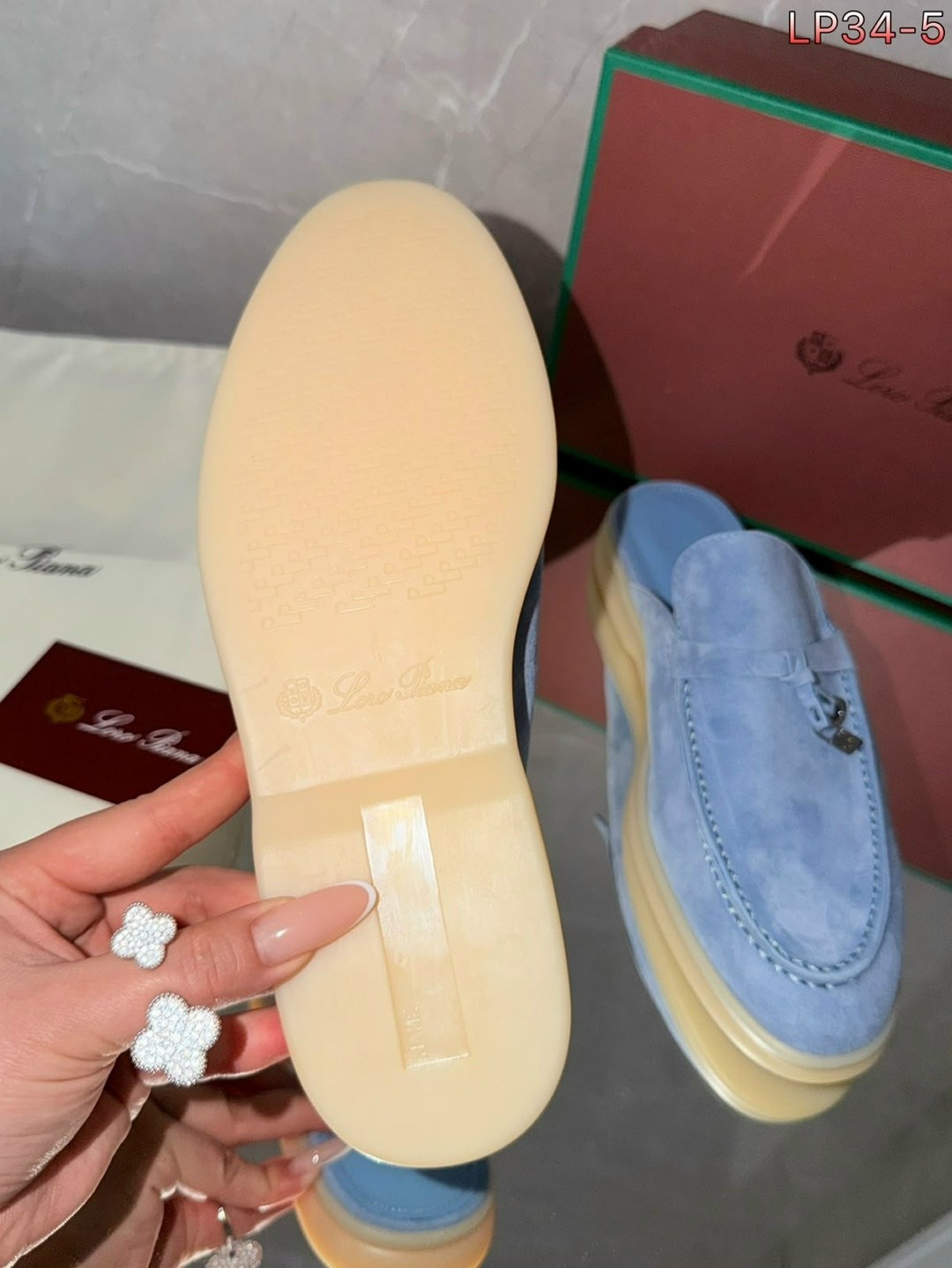 ,мюли loro piana,лоро пиано лоферы голубые,мюли мужские,loro piana лоферы