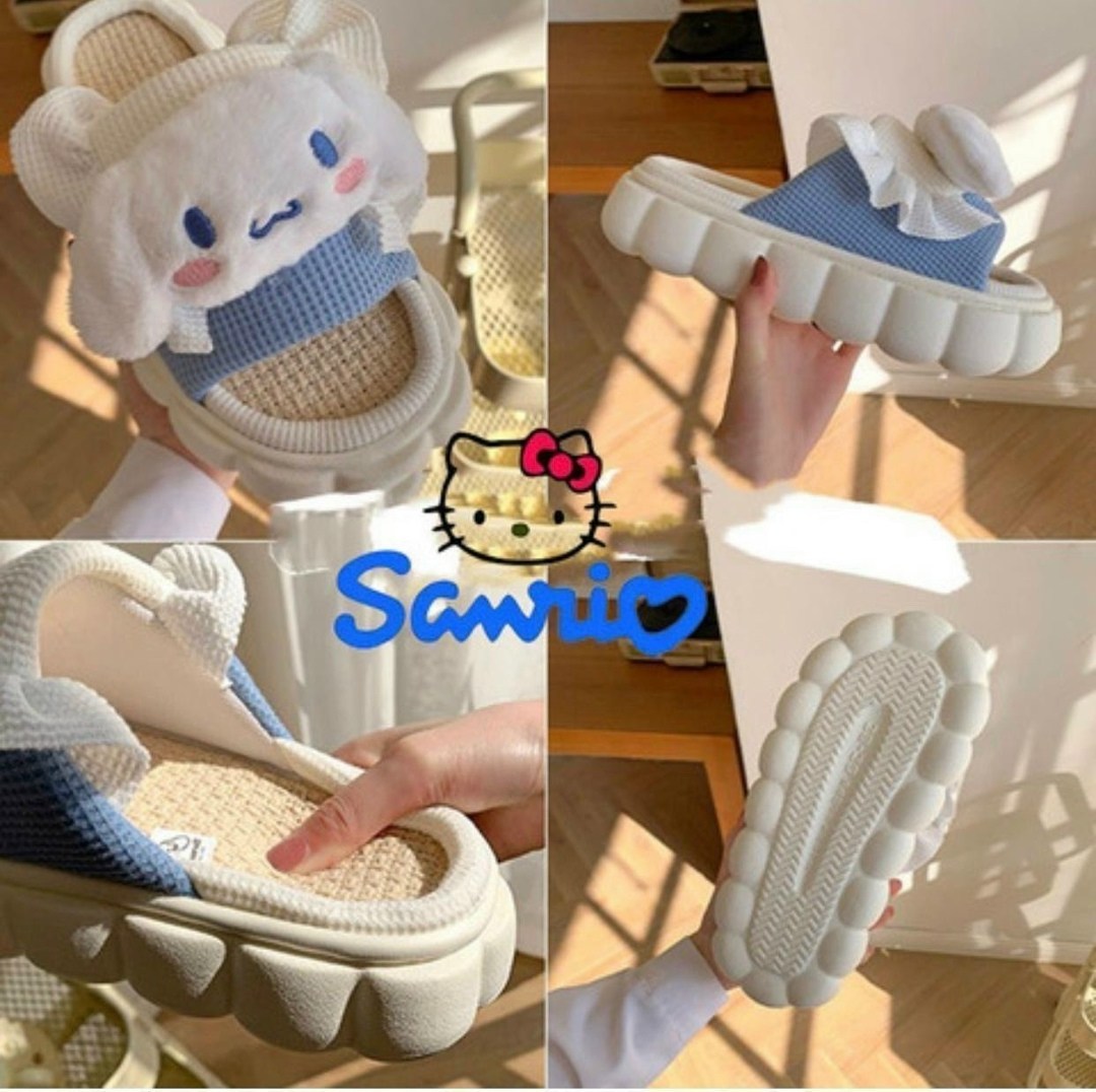 шлёпки милые,милые тапочки,тапочки sanrio,домашние тапочки,женские тапочки