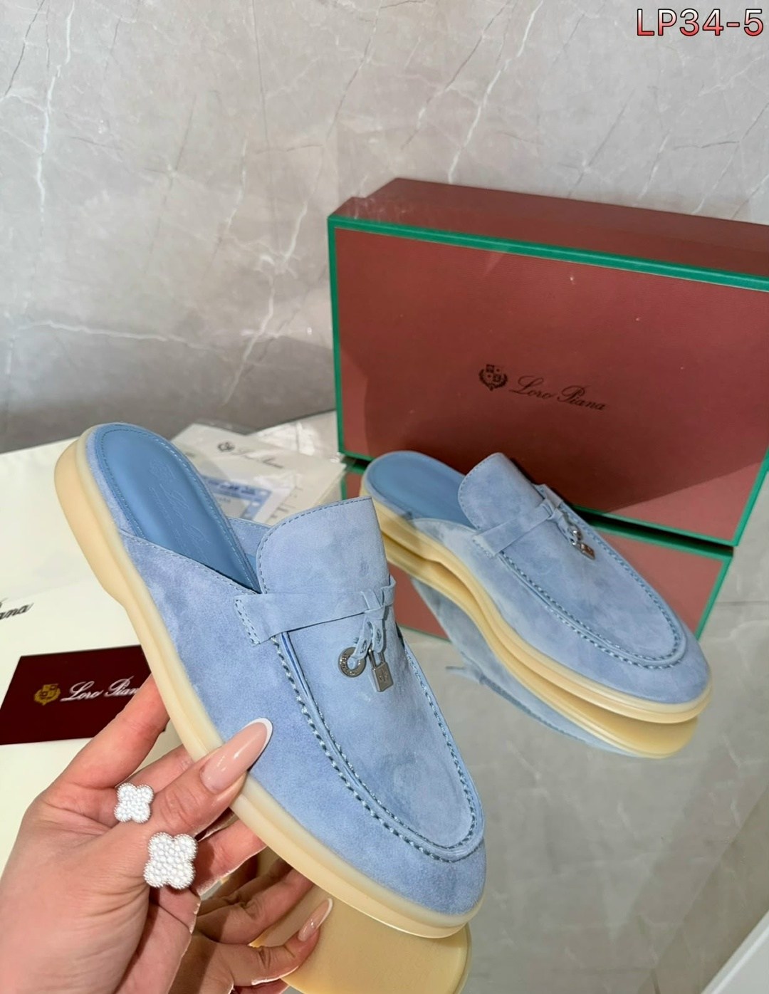 ,мюли loro piana,лоро пиано лоферы голубые,мюли мужские,loro piana лоферы