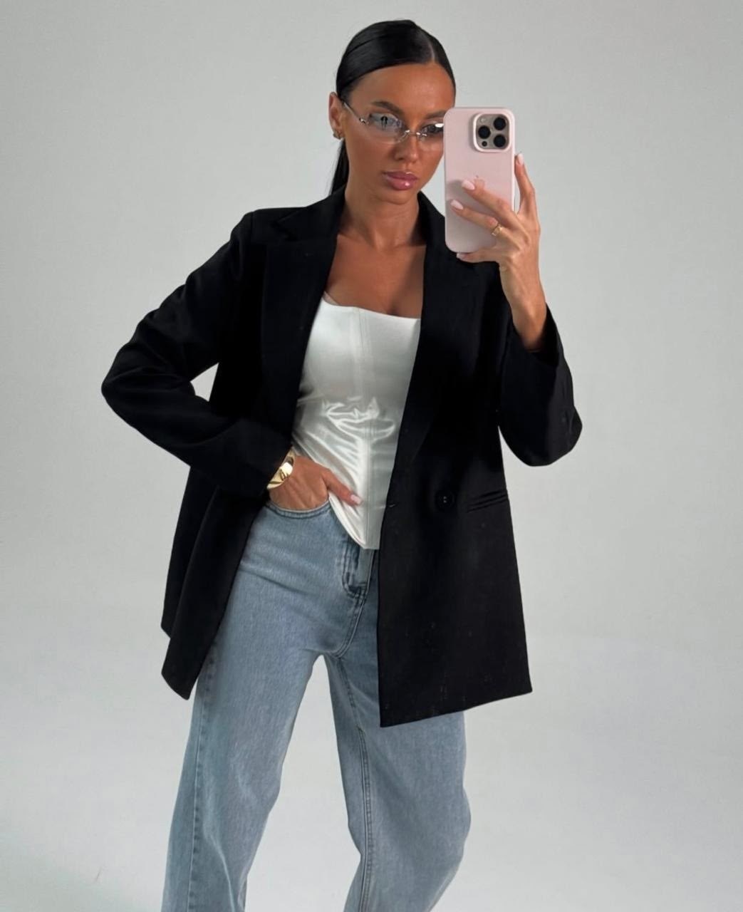 костюм брючный классический двойка с пиджаком fashionup,костюм брючный классический,брючный костюм женский,брючный костюм женский dilvin,женские жакеты