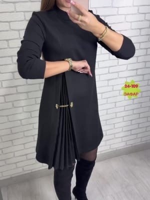 платье стильное,платье женское черное,платье,модное платье,черное женское платье с длинным рукавом