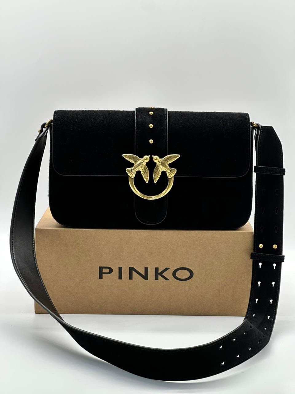сумка pinko,сумка кросс-боди женская pinko love bag click simply черный,сумка pinko женская,сумка pinko черный,сумка женская замшевая