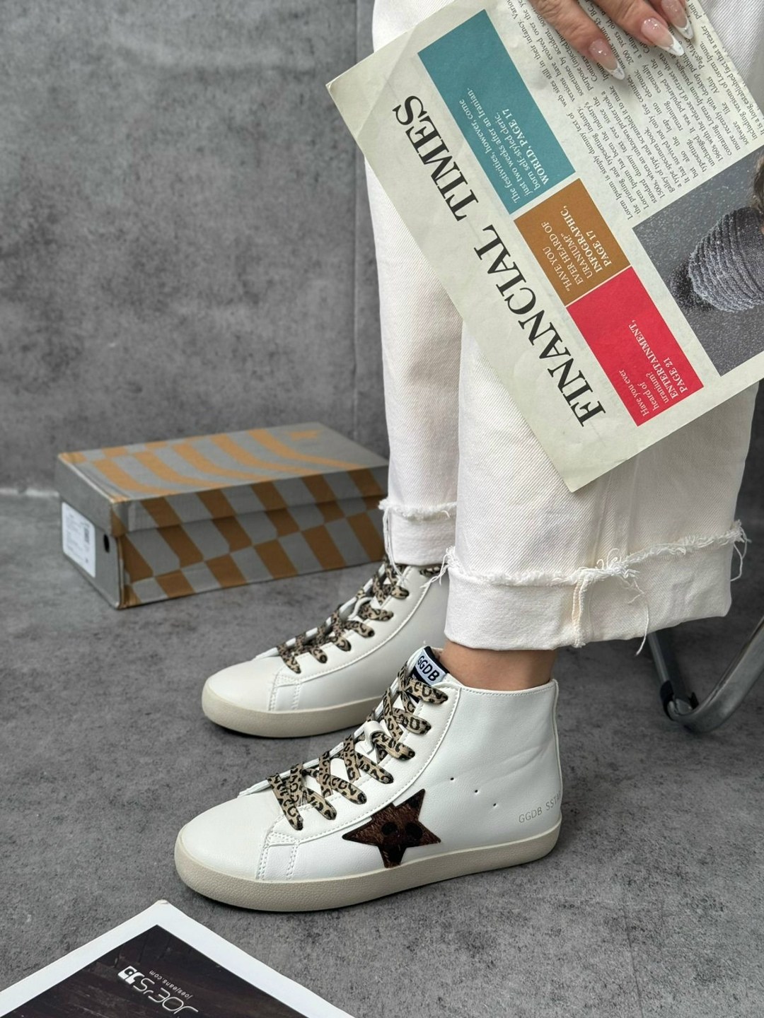,golden goose sneakers,golden goose кожаные кроссовки francy penstar белый,женская ,кроссовки golden goose