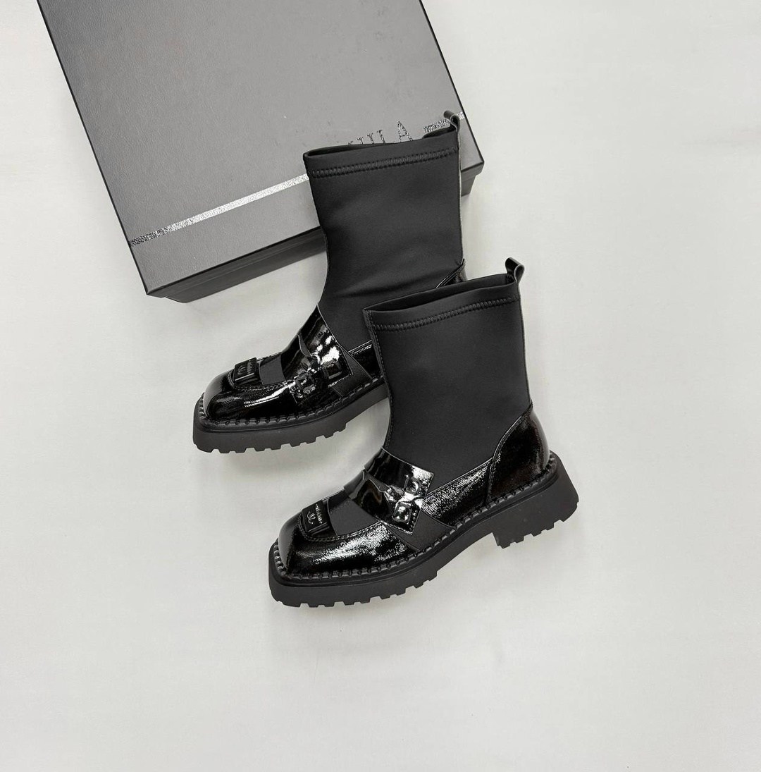 ,chanel (шанель) новые женские осенне-зимние сапоги,короткие сапоги chanel,сапоги chanel,полусапожки шанель