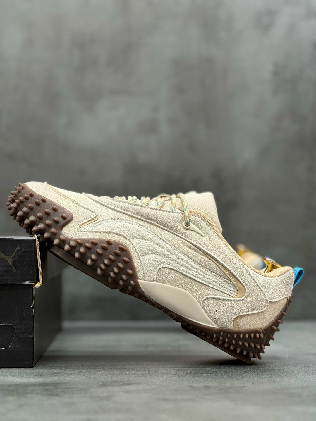 кроссовки puma,пума кроссовки,кроссовки,кроссовки puma mostro xc цвет бежевый арт 40295801,puma кроссовки мужские