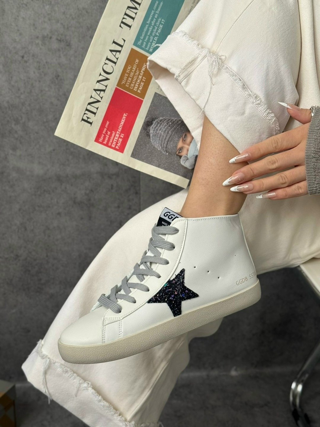,спортивный ,женская ,кроссовки golden goose,кеды стильные