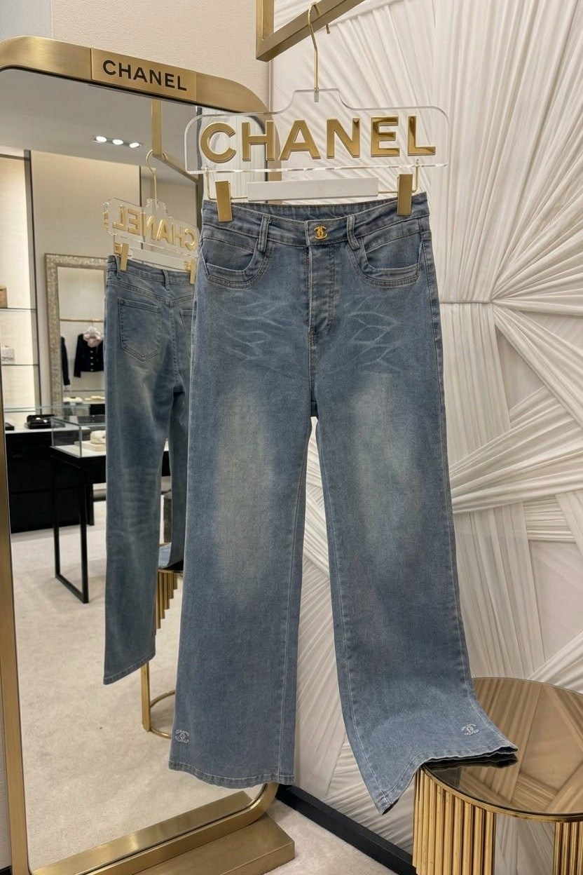 джинсы celine,джинсы chanel,джинсы,стильные джинсы,модные джинсы