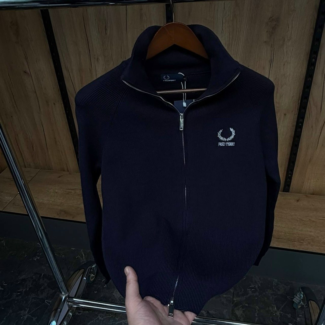 кофта мужская,мужской свитер,кофта fred perry,мужские кардиганы,свитшот полузамок fred perry на флисе