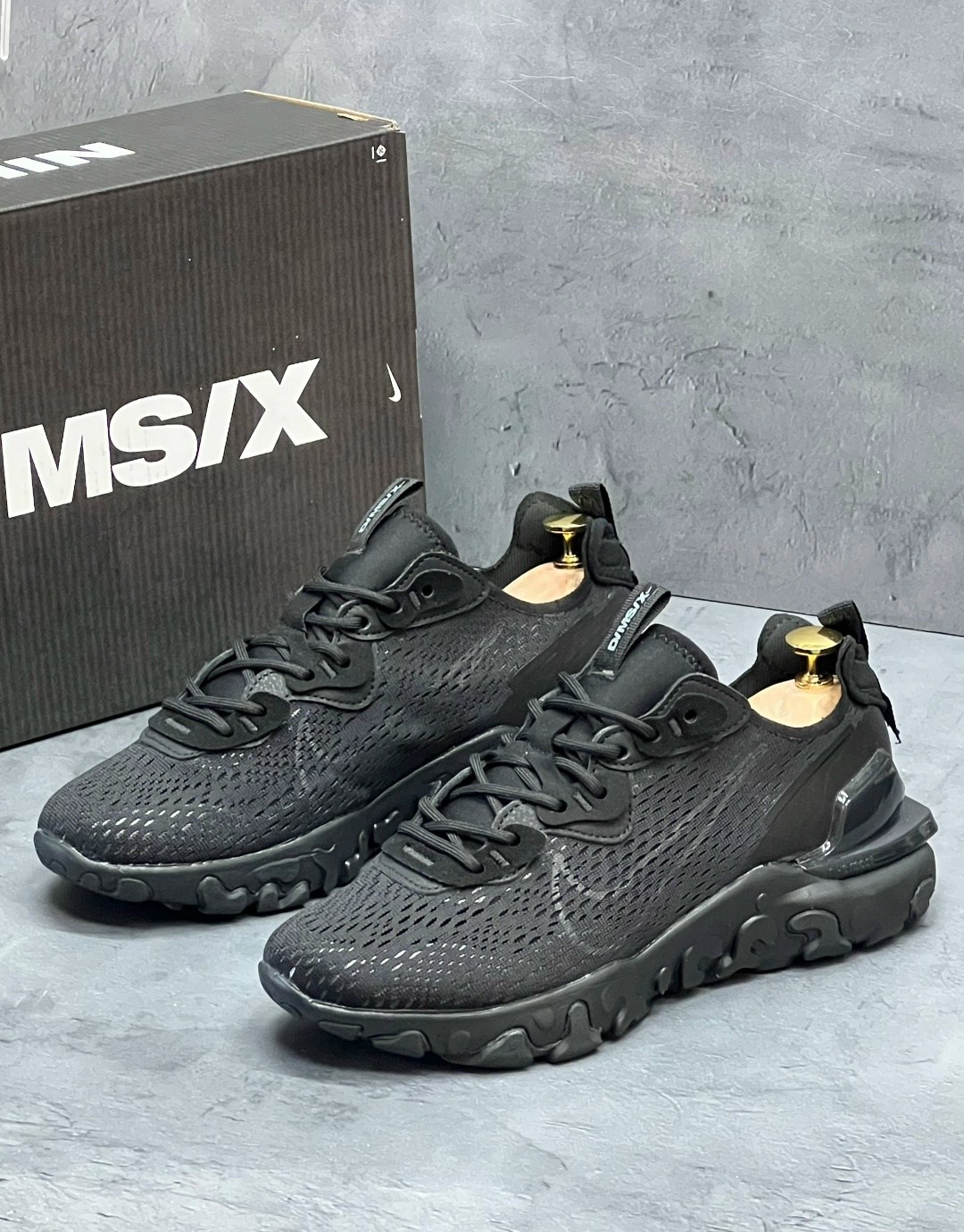кроссовки nike react vision,черные кроссовки nike react vision,кроссовки nike react vision cd4373-004,кроссовки,nike react vision black