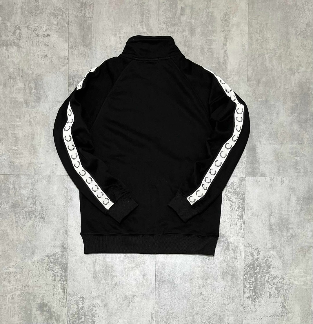 fred perry олимпийка с лампасами,олимпийка фред перри,олимпийка fred perry,олимпийка на молнии с лампасами fred perry,кофта для мужчин трикотаж