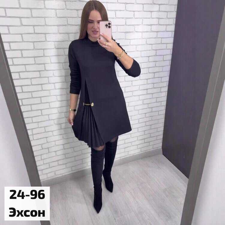 женская платье,платье,модное платье,платье стильное,черное женское платье с длинным рукавом