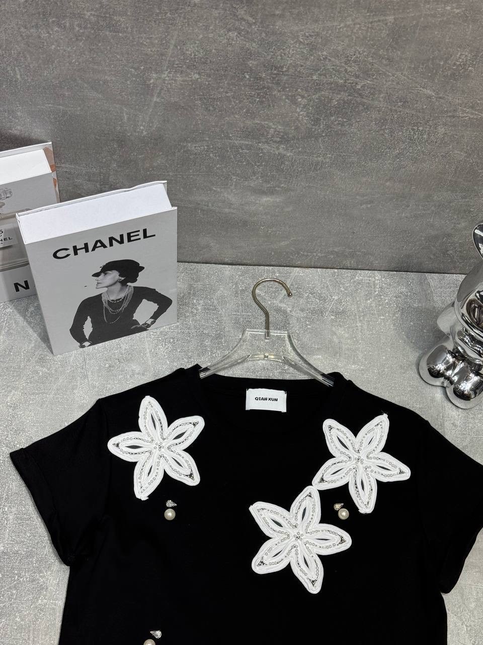 футболка женская chanel,футболка chanel,женская кофта,дизайн футболки,футболка женская