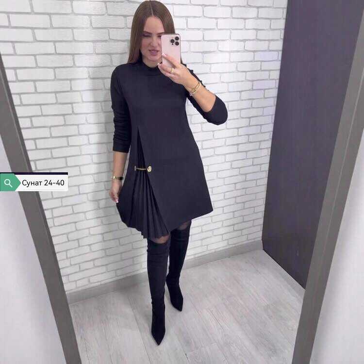 платья женская,платье комплект,платье,платье женское коричневое,платье прямого кроя