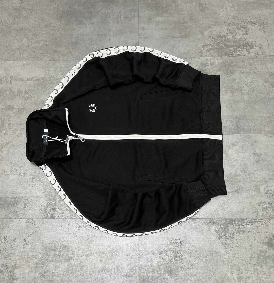fred perry олимпийка с лампасами,олимпийка фред перри,олимпийка fred perry,олимпийка на молнии с лампасами fred perry,кофта для мужчин трикотаж
