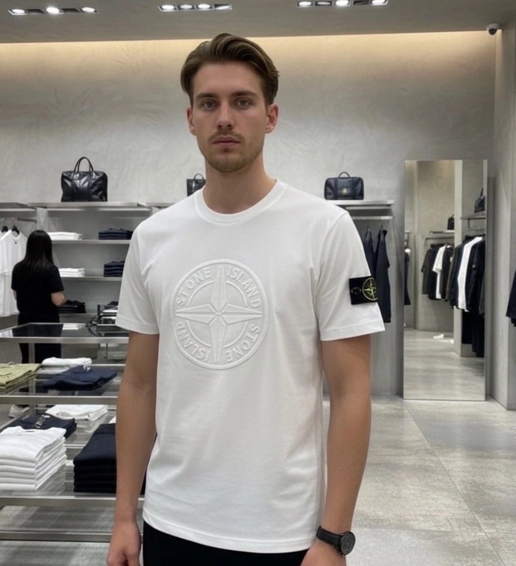 мужские футболки stone island,футболка stone island,футболка stone island 1,стон айленд футболка,футболка мужской stone island белый короткий размер 50