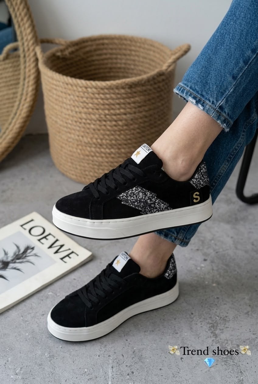,кеды hi star с блестками golden goose черный,кеды женские черные,кеды женски,кеды модные