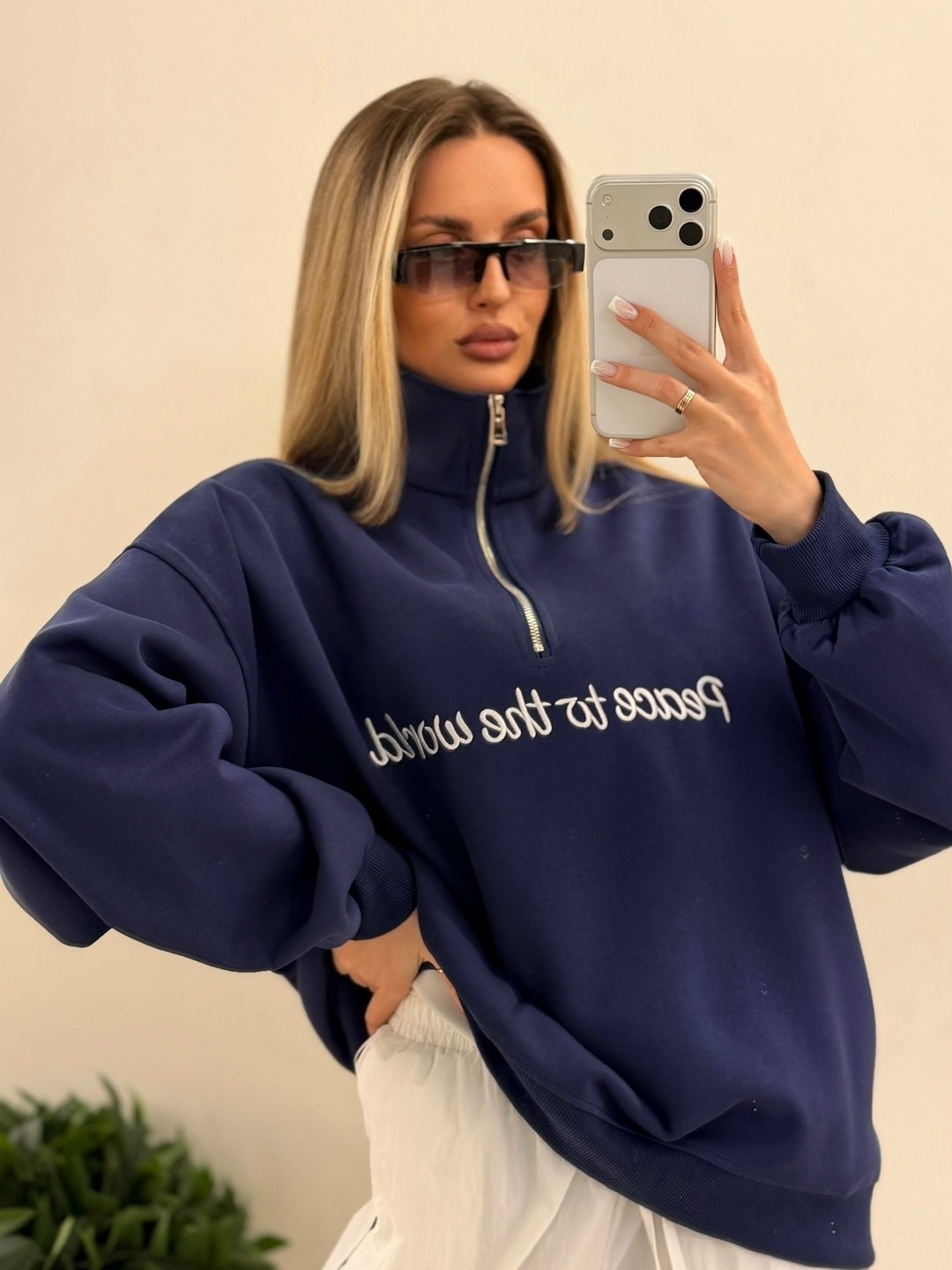 свитшот женская,розовый свитшот,light pink quarter zip sweatshirt,свитшот поло на молнии оверсайз кофта полузамок y2k fussed,свитшот модный