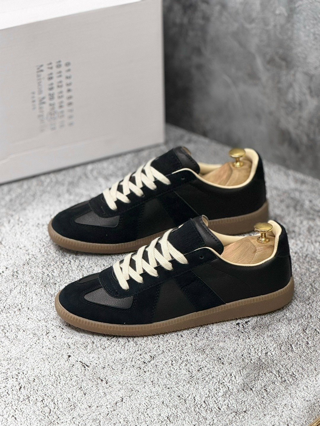 кроссовки maison margiela,кроссовки кожаные maison margiela replica черный,кроссовки maison margiela replica,,maison margiela replica кеды