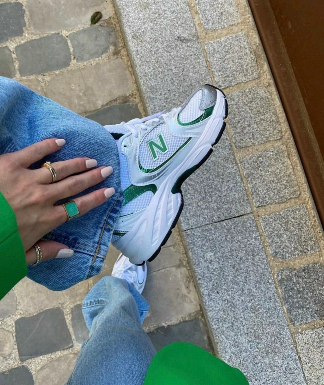 кроссовки new balance,кроссовки new balance 530,кроссовки new balance 550 white green,кроссовки,женские кроссовки new balance