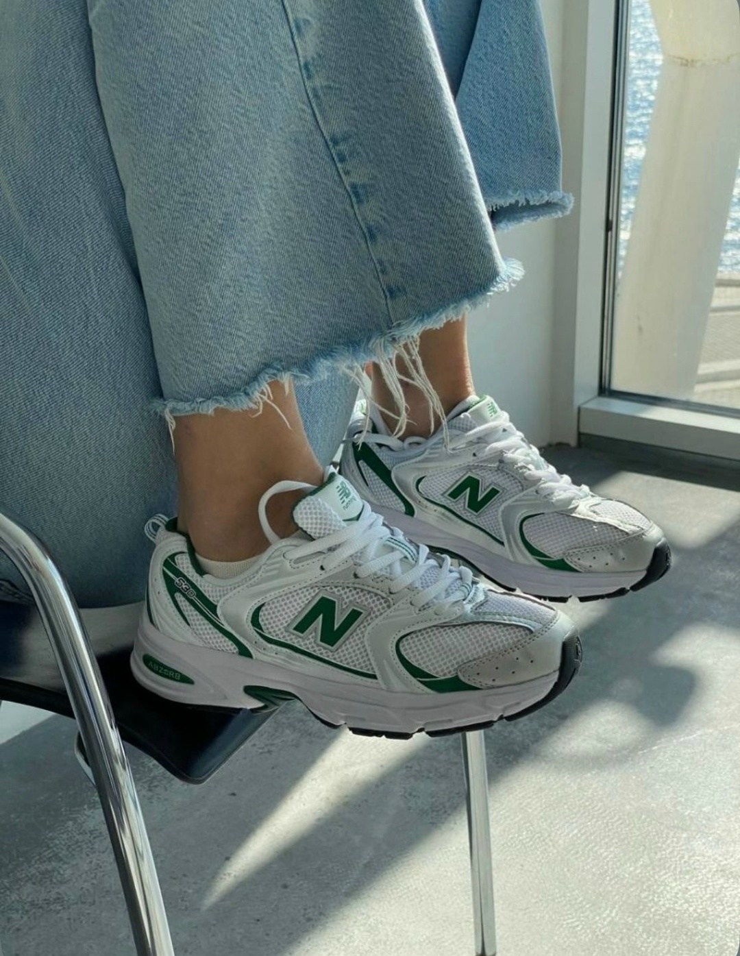 кроссовки new balance,кроссовки new balance 530,кроссовки new balance 550 white green,кроссовки,женские кроссовки new balance