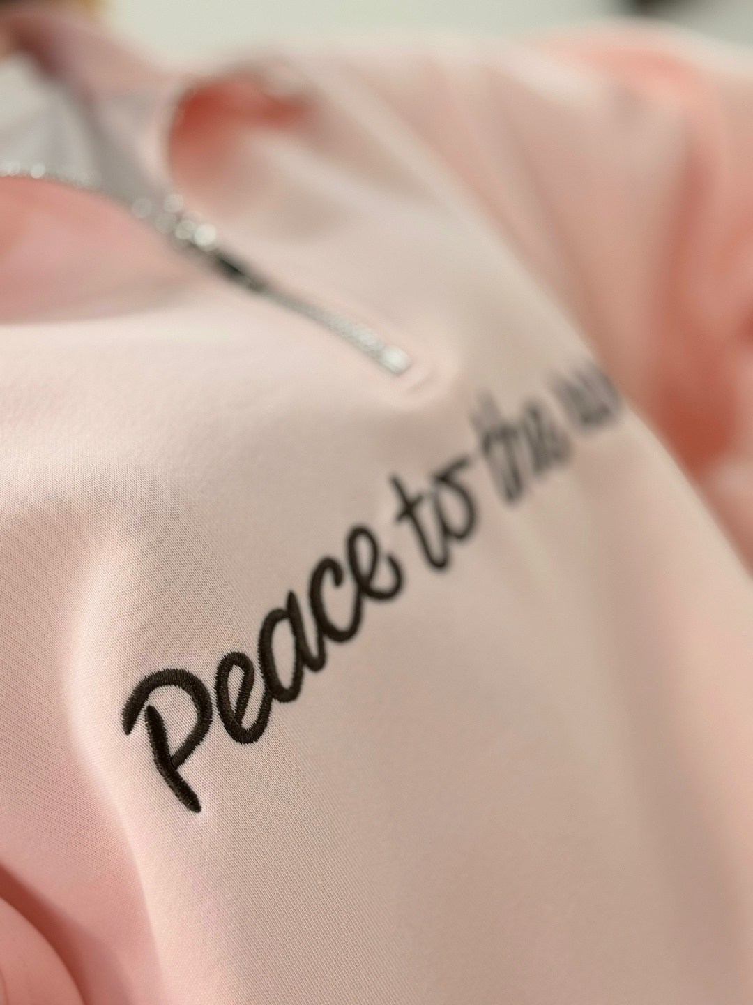 свитшот женская,розовый свитшот,light pink quarter zip sweatshirt,свитшот поло на молнии оверсайз кофта полузамок y2k fussed,свитшот модный