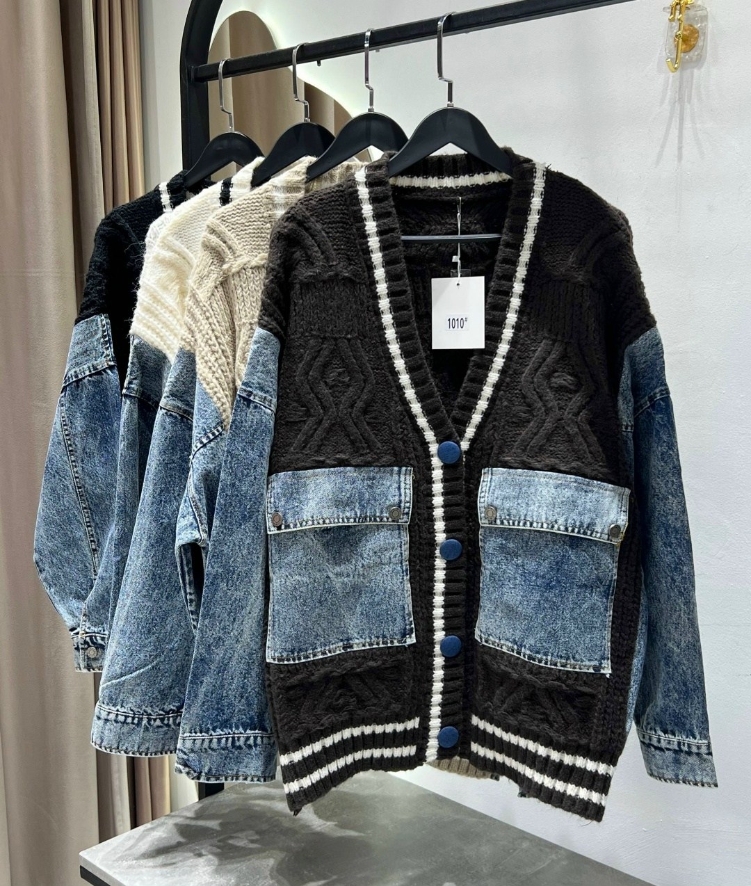 кардиган,кофта кардиган,жакет стильный,кардиган комбинированный,женская кофта