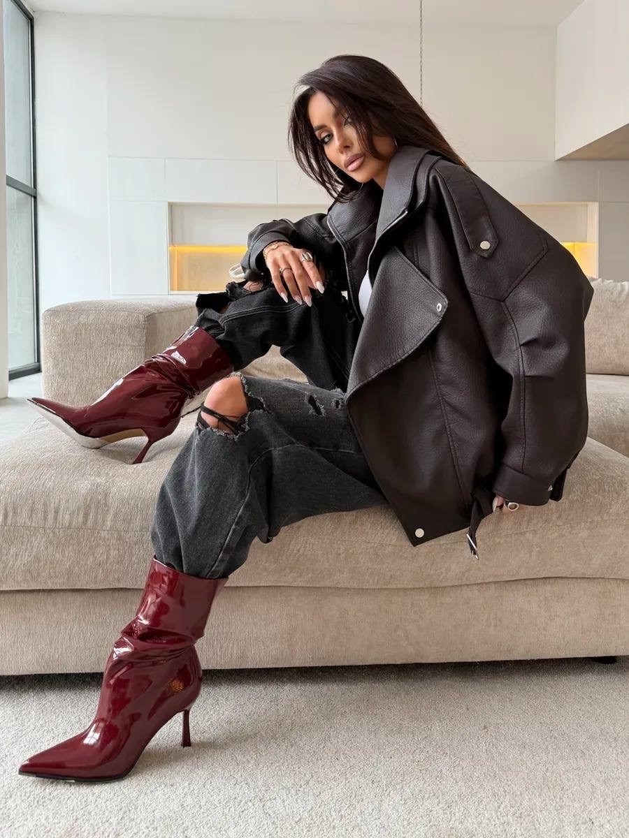 косуха кожаная куртка oversize,косуха кожаная куртка oversize демисезонная,куртка косуха кожаная оверсайз,куртка оверсайз,куртка кожаная женская