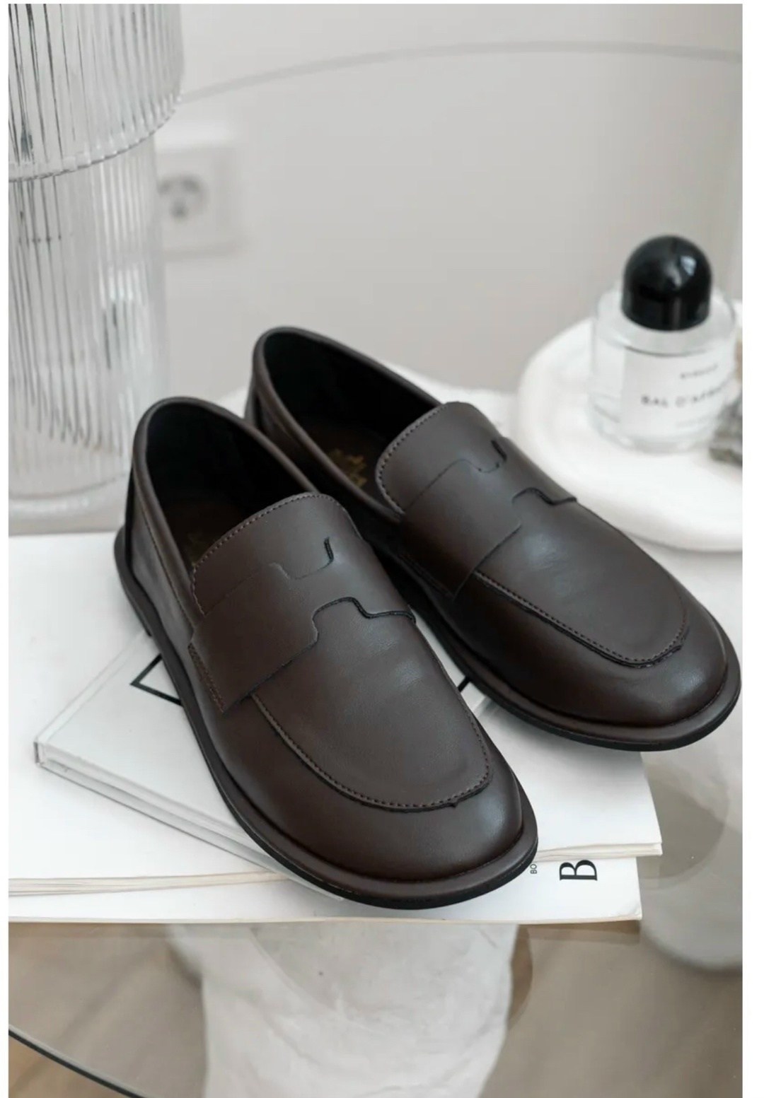 ,лоферы мужские,лоферы vagabond shoemakers mike brush-off leather loafer коричневый,мокасины лоферы,коричневые лоферы