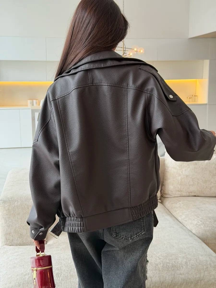 косуха кожаная куртка oversize,косуха кожаная куртка oversize демисезонная,куртка косуха кожаная оверсайз,куртка оверсайз,куртка кожаная женская