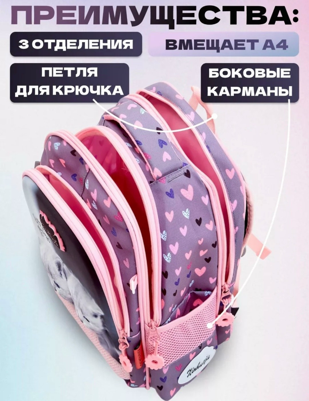 рюкзак школьный для девочки,рюкзак школьный,рюкзак для девочки кот,рюкзак для девочек,рюкзак школьный для девочек с анатомической