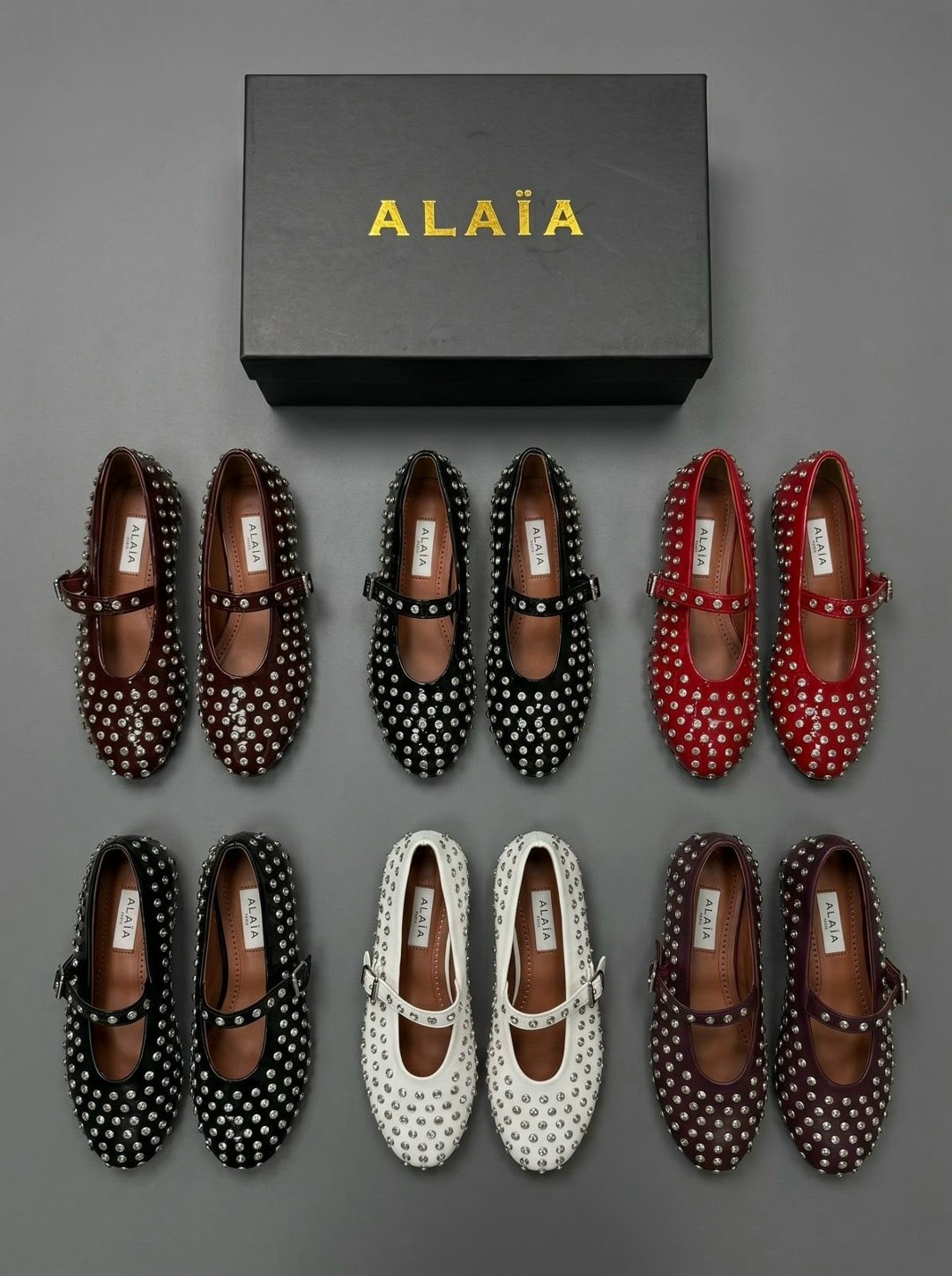 ,балетки alaia,балетки женские,балетки кожаные, женская