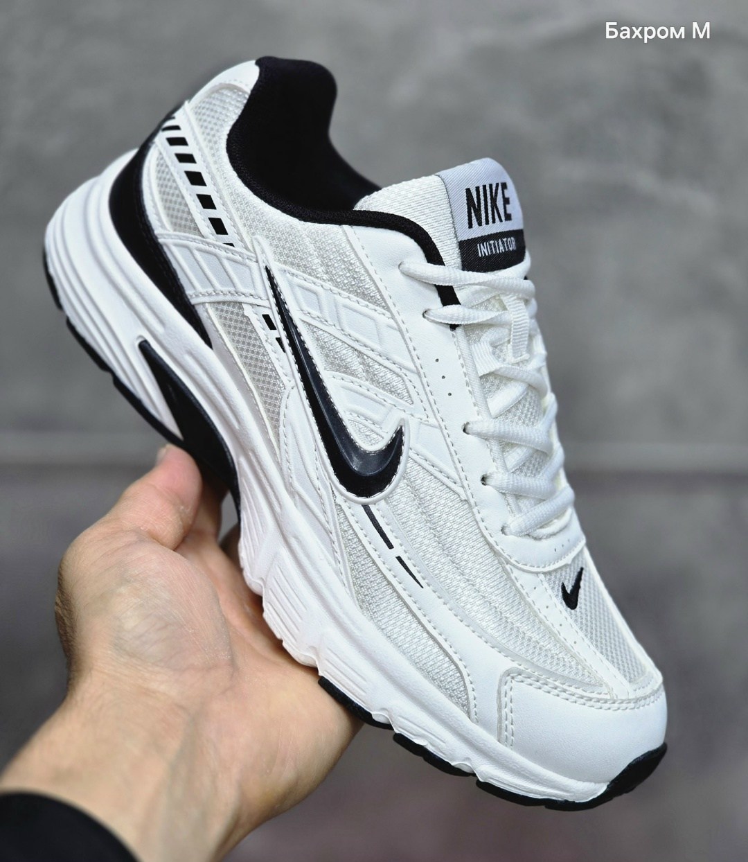 кроссовки nike initiator,кроссовки nike,кроссовки nike initiator цвет черный,мужские кроссовки nike initiator ib4595-001,кроссовки мужские nike