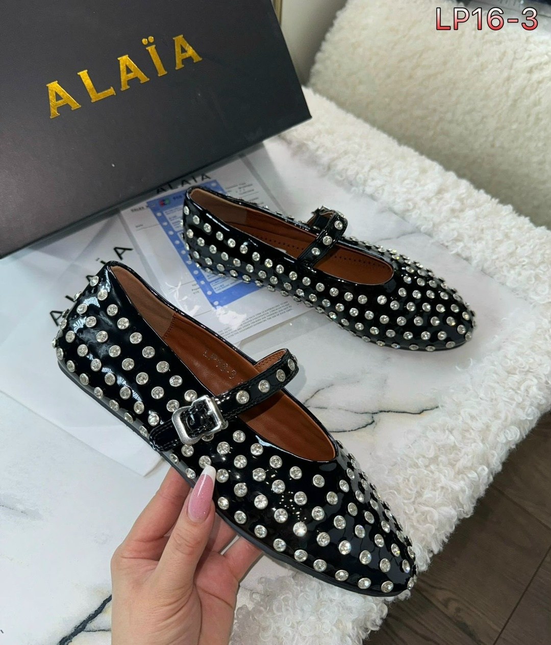 ,балетки alaia,балетки женские,балетки кожаные, женская
