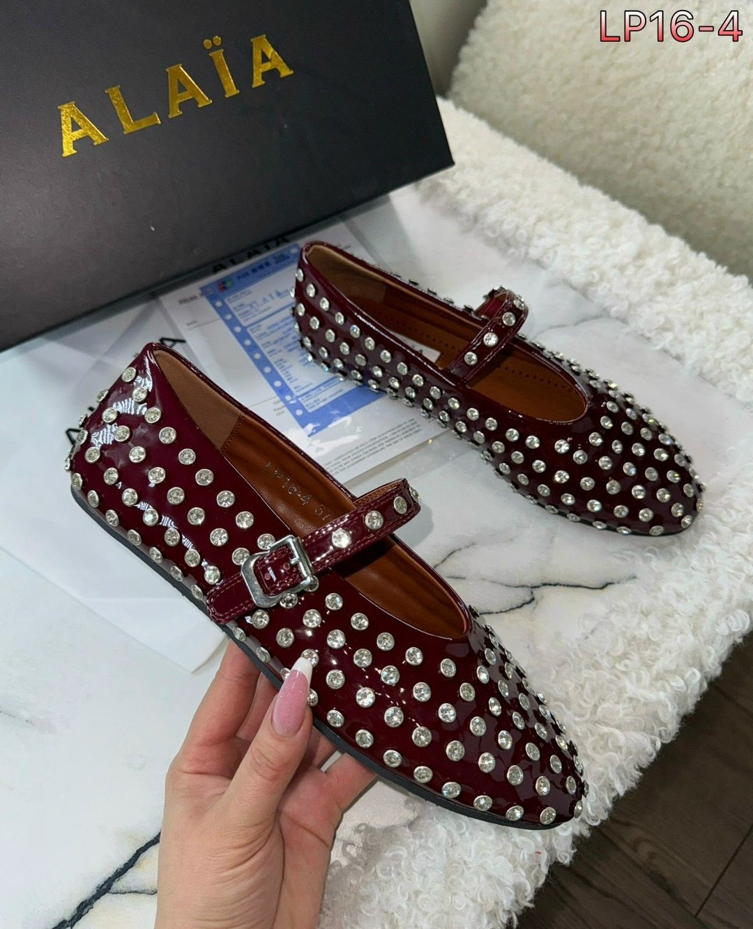 ,балетки alaia,балетки женские,балетки кожаные, женская