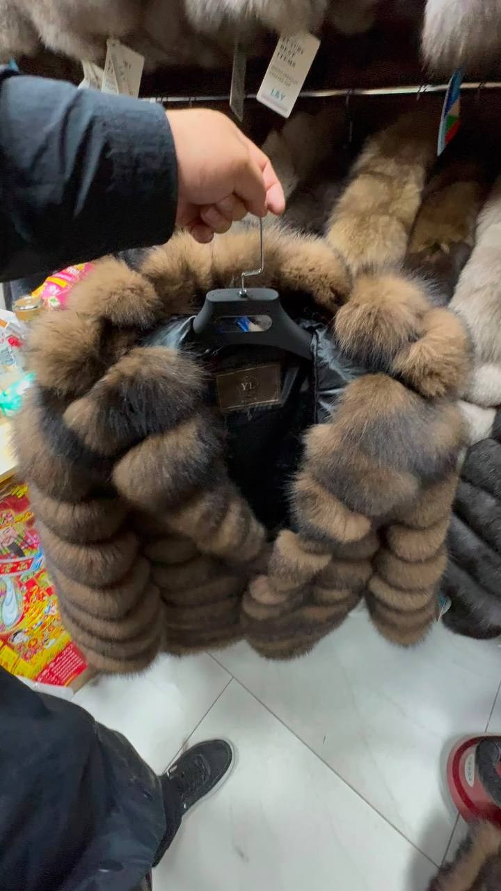 шуба из песца под соболь,шуба из песца,шуба песец под соболь,шуба соболь,шуба песец
